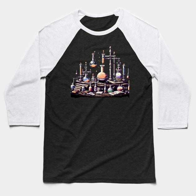 chemist Baseball T-Shirt by vaporgraphic